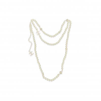 CHANEL PEARL NECKLACE ABE007